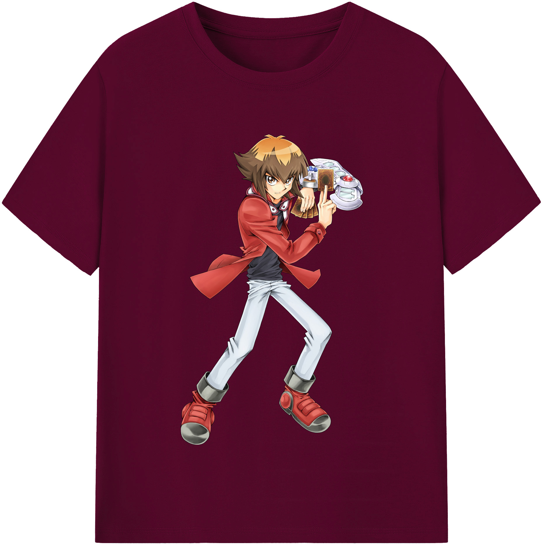 （画像用） 遊☆戯☆王 Yu-Gi-Oh! レディースカジュアルプリントTシャツ（綿100％）